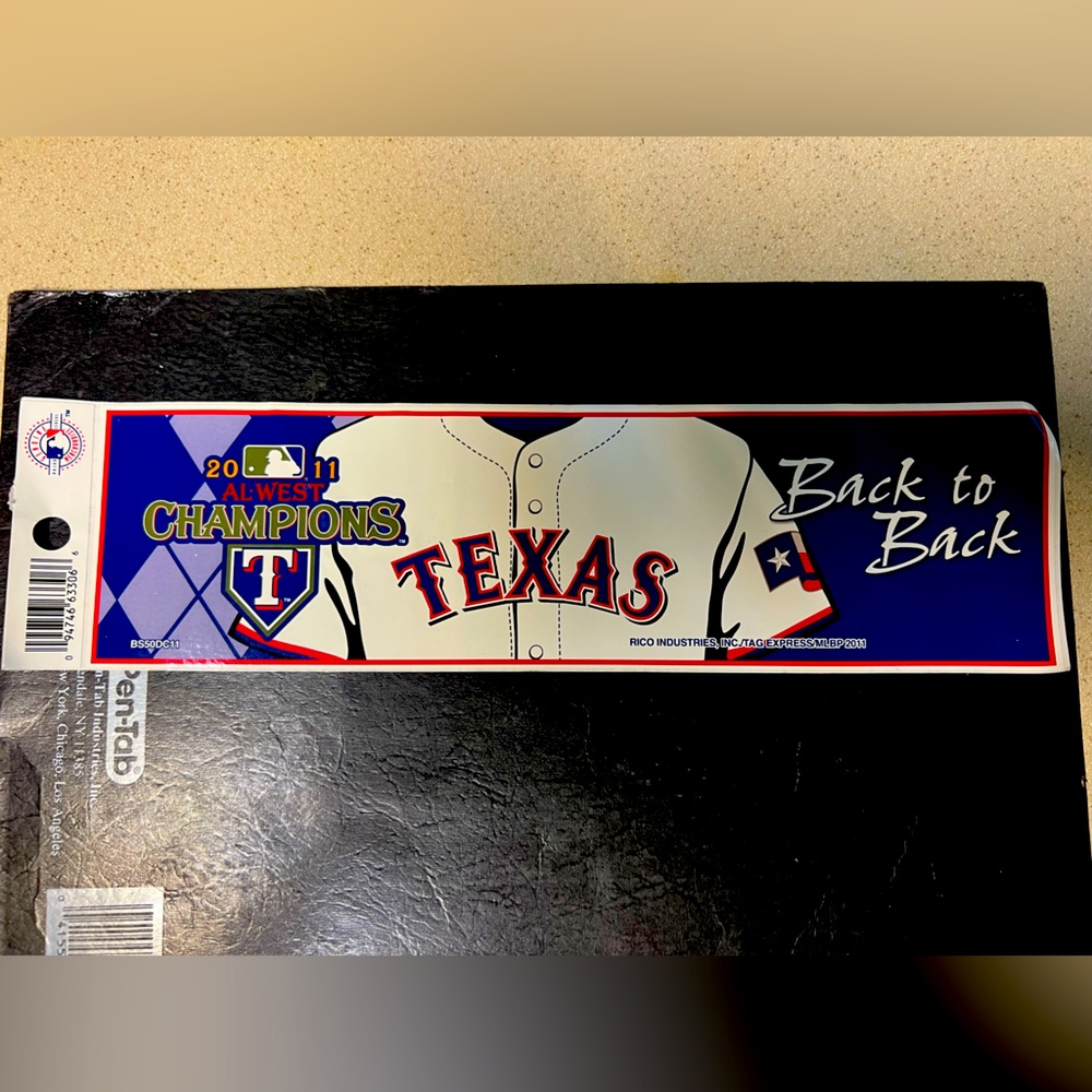 2011 Texas Ranger Playoff Bumper Sticker